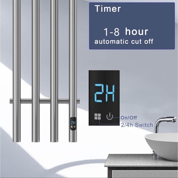 Heated Towel Rack - Picture 3 of 9